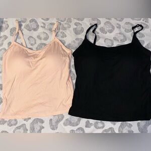 Elegant Black and Cream Camisole Set for Women